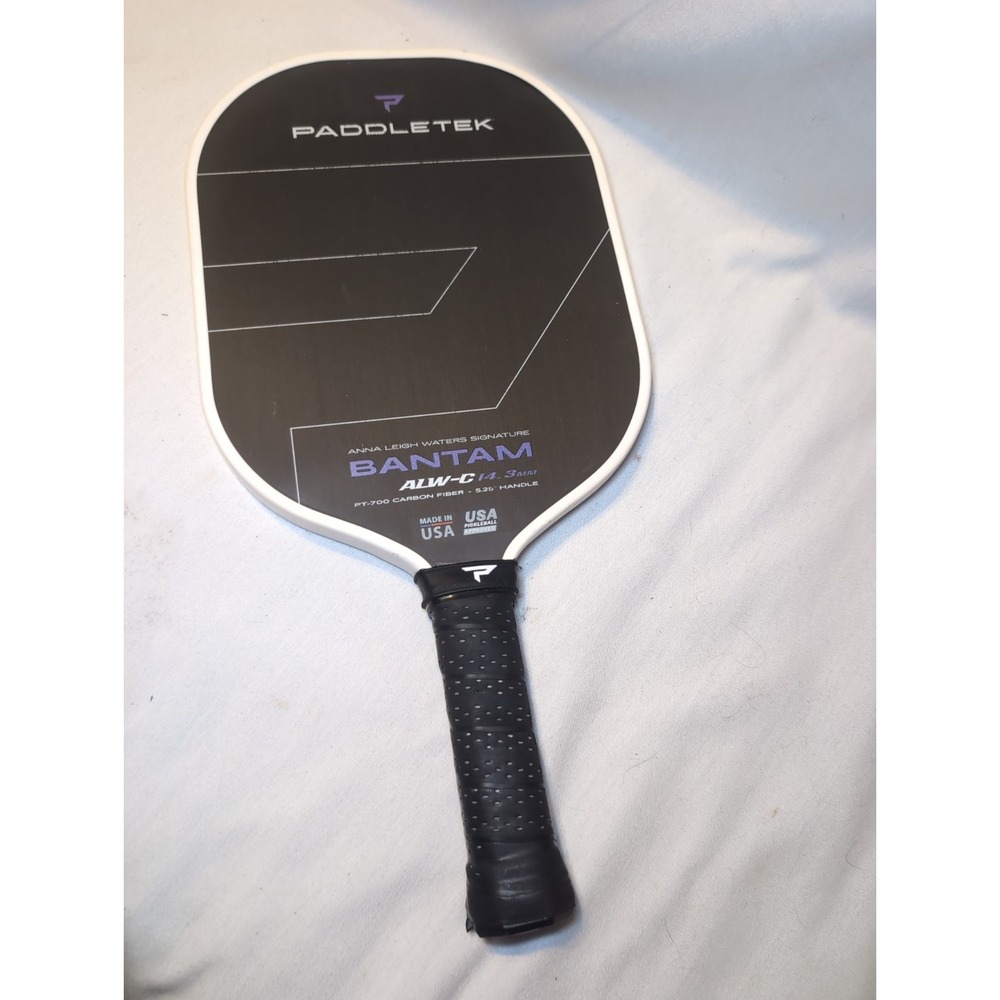Paddletek Bantam ALW-C 14.3mm Pickleball Paddle Anna Leigh Waters Carbon Fiber